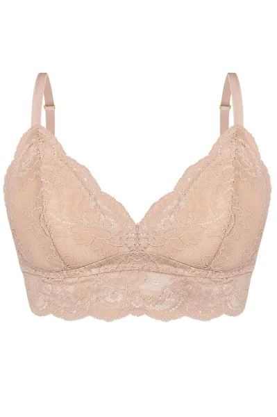 Nevyztužená podprsenka Kaja 02 - bezkosticová - Starorůžová