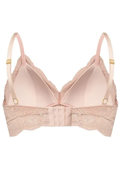 Nevyztužená podprsenka Kaja 02 - bezkosticová - Starorůžová