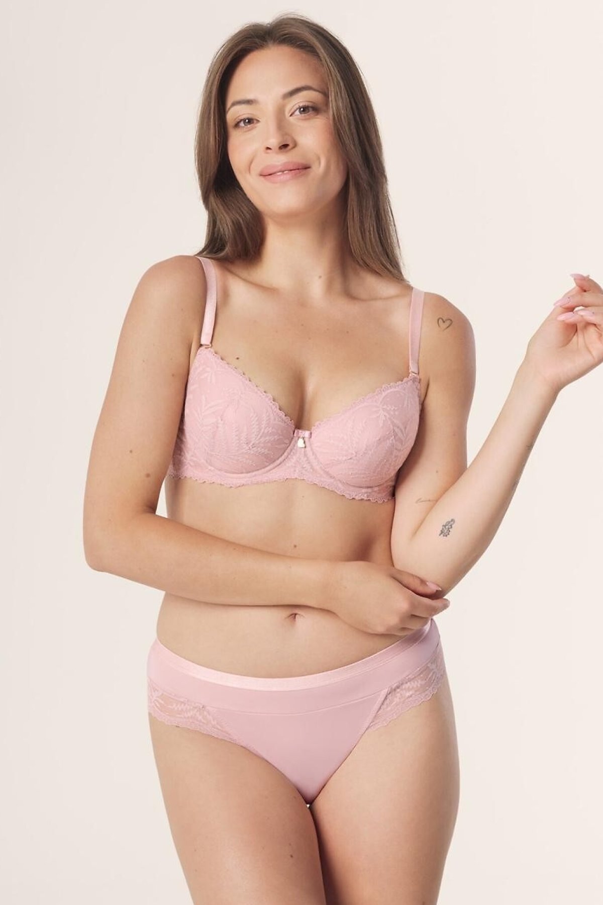 Push-up podprsenka mefemi Petra Světle růžová 75B