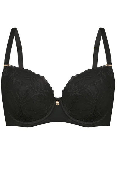 Vyztužená podprsenka Petra - Černá