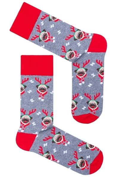 Pánské ponožky 1290-036 - sob - Světle šedá