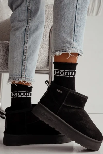 BLA Dámské ponožky 0071-009 - froté - Černá