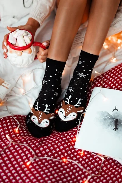 BLA Dámské ponožky 1283-009 - sob - Černá