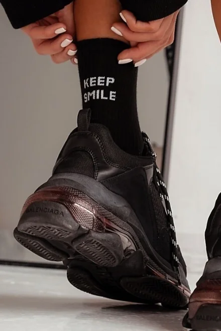 Dámské ponožky 0200-095 - Černá