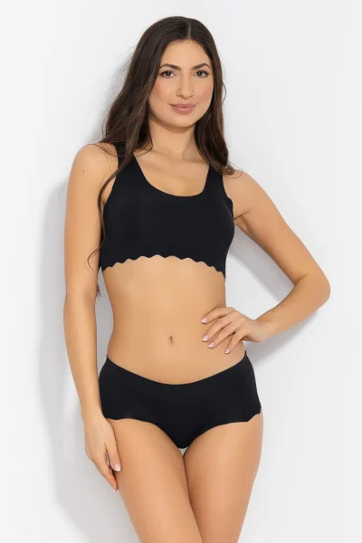 Kalhotky Feel Good Midi - Černá