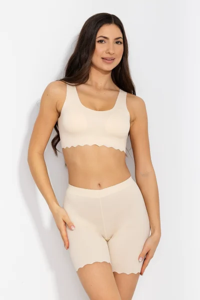 Modelující bermudy Feel Good Bermudy - Béžová