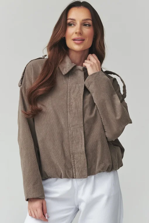 Dámská bomber bunda C48 - mocca