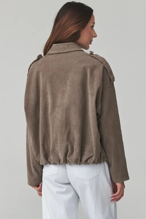 Dámská bomber bunda C48 - mocca