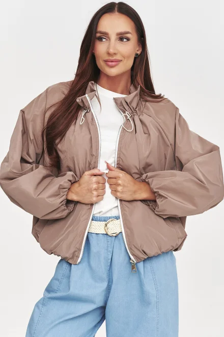 Dámská bunda C58 - mocca - Mocca