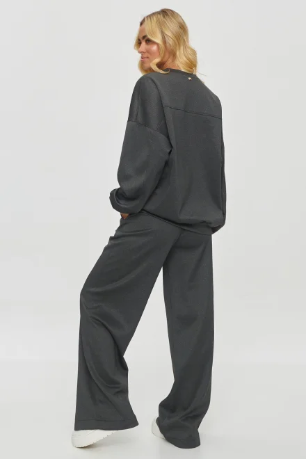 Dámská oversize souprava M856 - tm. šedá - Tmavě šedá