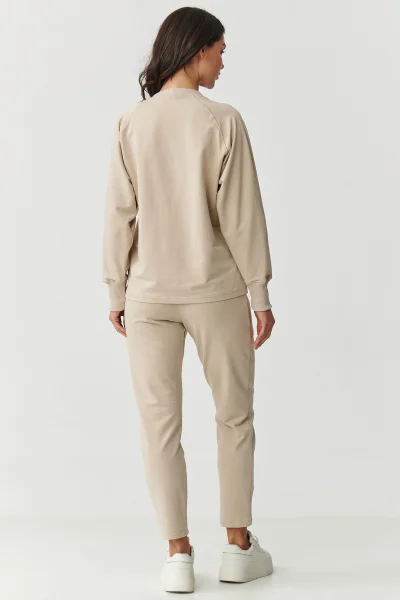 LIGBEI Tepláková souprava M888 světle béžová - Světle béžová