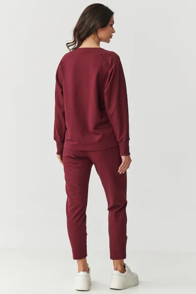 BOR Tepláková souprava M888 bordó - Bordó