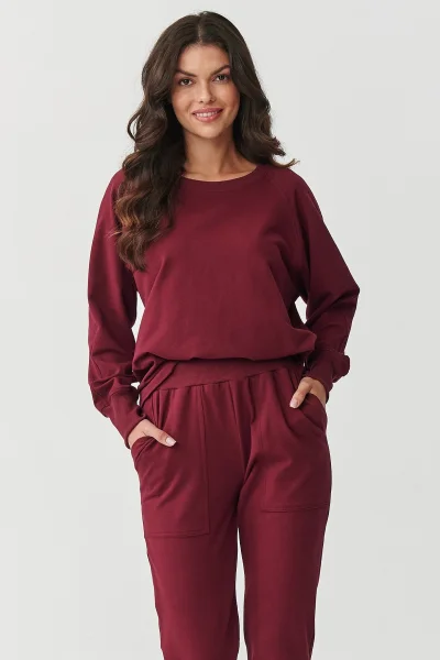 BOR Tepláková souprava M888 bordó - Bordó