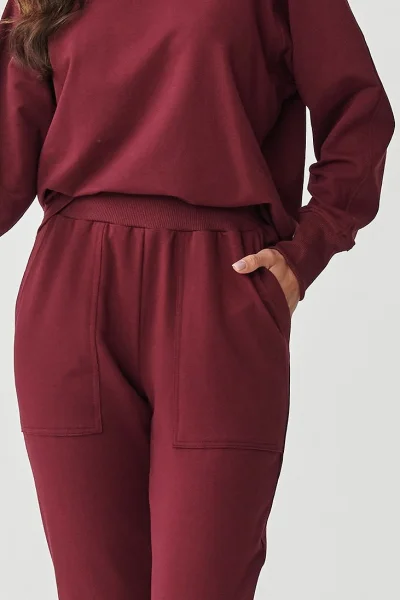 BOR Tepláková souprava M888 bordó - Bordó