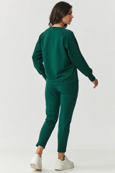 DARGRE Tepláková souprava M888 tmavě zelená - Tmavě zelená