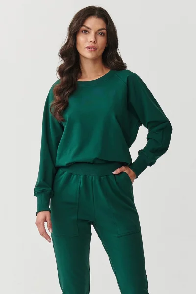 DARGRE Tepláková souprava M888 tmavě zelená - Tmavě zelená