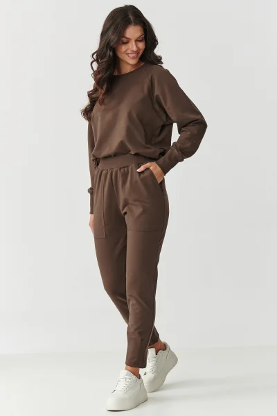 DARBRO Tepláková souprava M888 tmavě hnědá - Tmavě hnědá