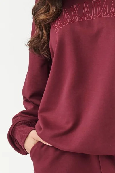 BOR Tepláková souprava M889 bordó - Bordó