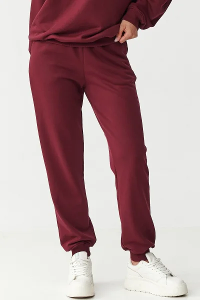 BOR Tepláková souprava M889 bordó - Bordó