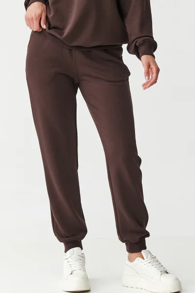 Tepláková souprava M889 tmavě hnědá - Tmavě hnědá