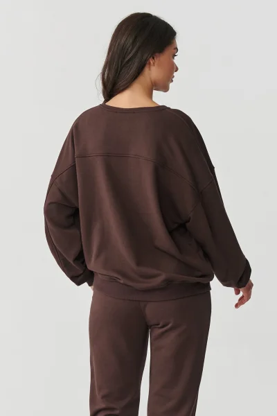 Tepláková souprava M889 tmavě hnědá - Tmavě hnědá