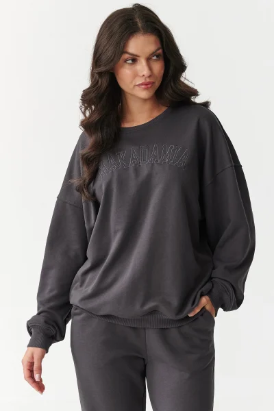 DARGRA Tepláková souprava M889 tmavě šedá - Tmavě šedá