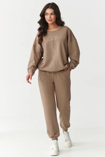 BEI Tepláková souprava M889 béžová - Béžová