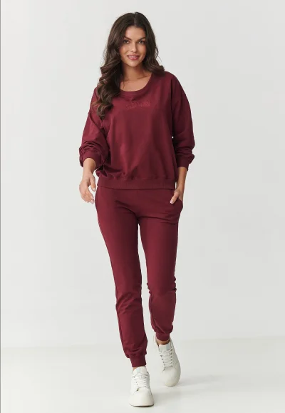 BOR Tepláková souprava M891 bordó - Bordó