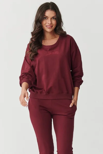 BOR Tepláková souprava M891 bordó - Bordó