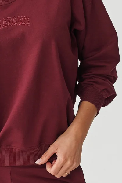 BOR Tepláková souprava M891 bordó - Bordó