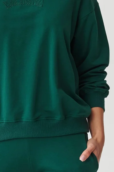 DARGRE Tepláková souprava M891 tmavě zelená - Tmavě zelená