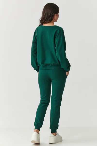 DARGRE Tepláková souprava M891 tmavě zelená - Tmavě zelená