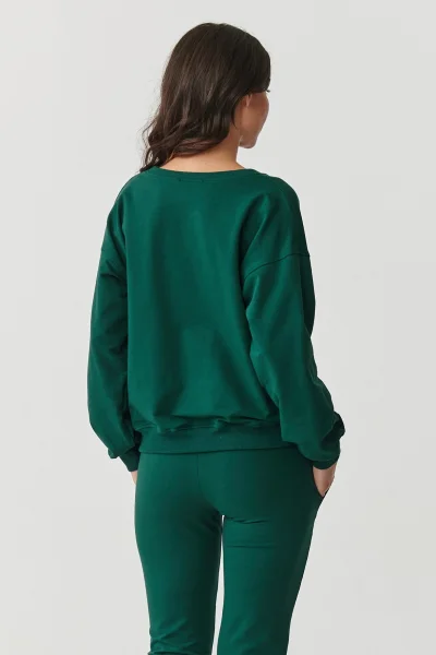 DARGRE Tepláková souprava M891 tmavě zelená - Tmavě zelená