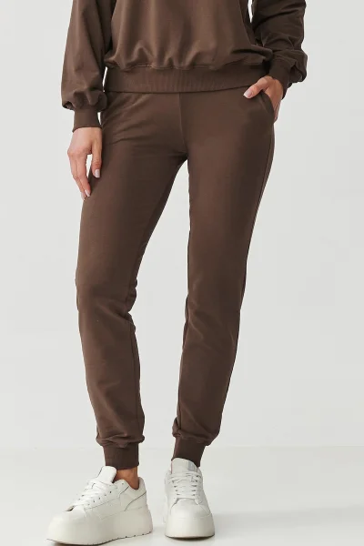 Tepláková souprava M891 tmavě hnědá - Tmavě hnědá