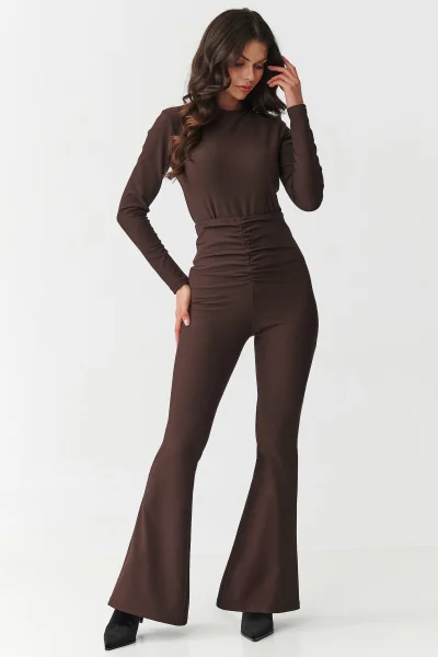 DARBRO Dámský komplet M893 tmavě hnědý - Tmavě hnědá