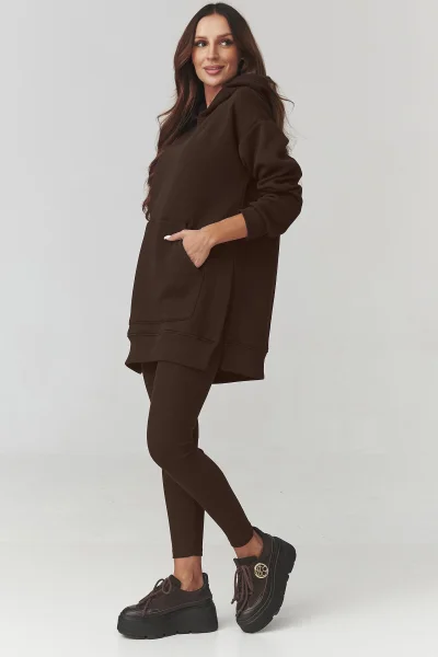 Dámská souprava A12 - tm. hnědá - Tmavě hnědá