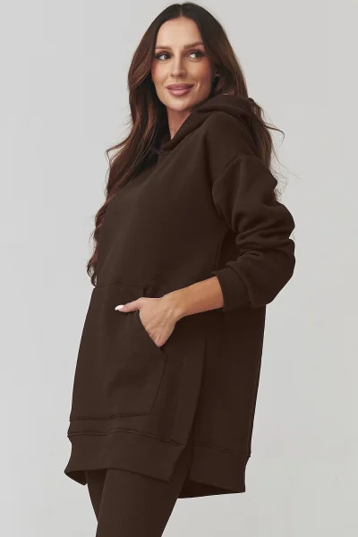 Dámská souprava A12 - tm. hnědá - Tmavě hnědá