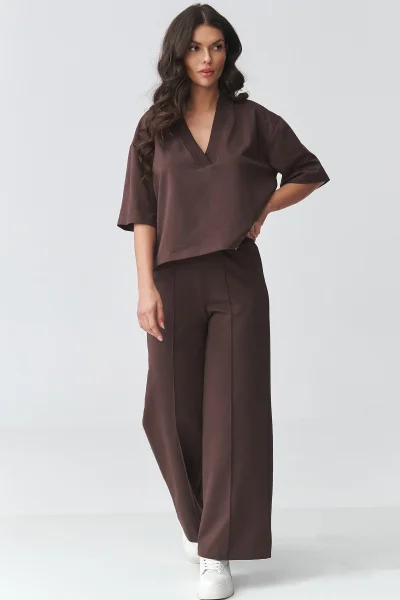 Dámská souprava M921 - tm. hnědá - Tmavě hnědá