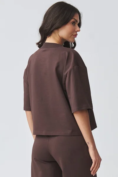 Dámská souprava M921 - tm. hnědá - Tmavě hnědá