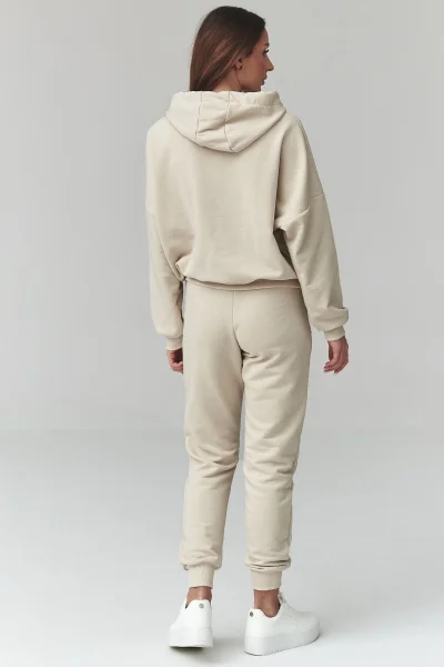 Tepláková souprava A14 - sv. béžová - Světle béžová