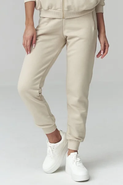 Tepláková souprava A14 - sv. béžová - Světle béžová