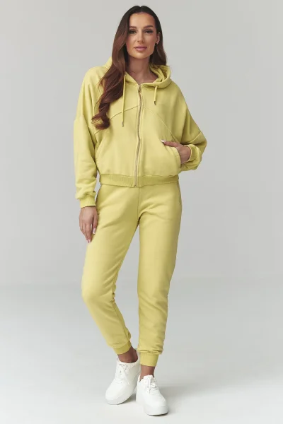 Tepláková souprava A14 - sv. zelená - Světle zelená