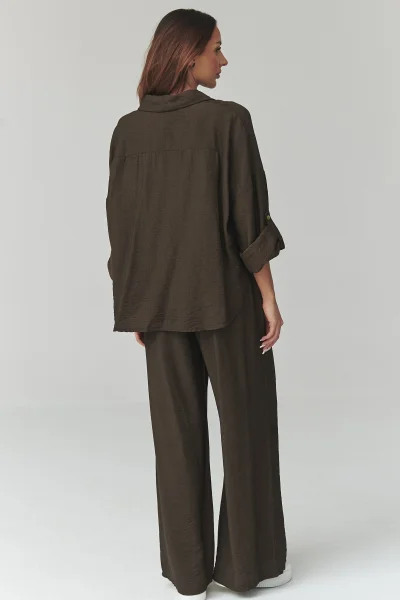 Dámská souprava C49 - tm. hnědá - Tmavě hnědá