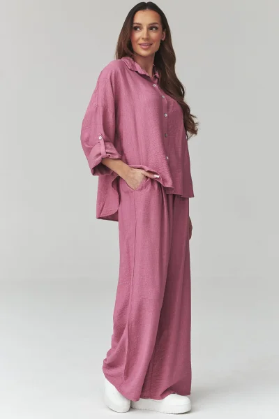 Dámská souprava C49 - tm. růžová - Tmavě růžová