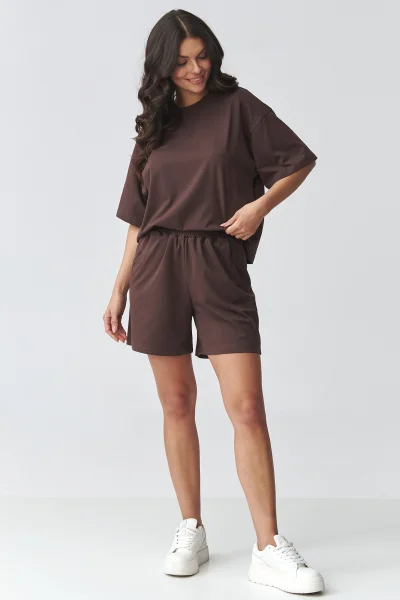 Dámská souprava M935 - tm. hnědá - Tmavě hnědá