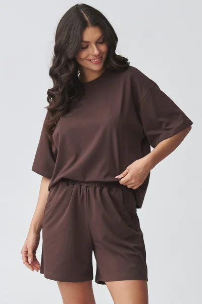 Dámská souprava M935 - tm. hnědá - Tmavě hnědá