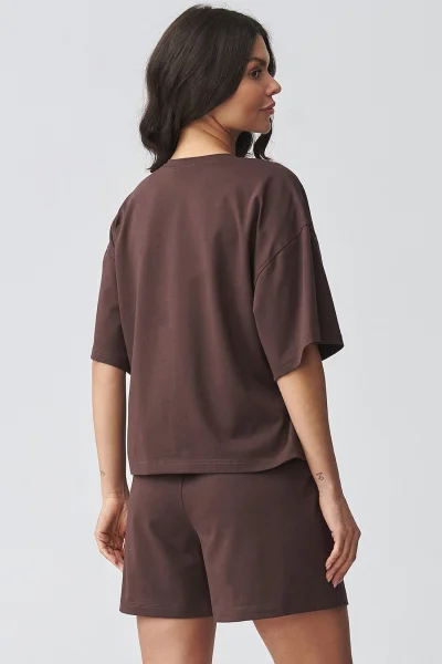 Dámská souprava M935 - tm. hnědá - Tmavě hnědá