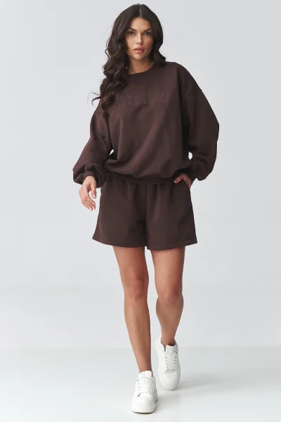 Dámská souprava M922 - tm. hnědá - Tmavě hnědá