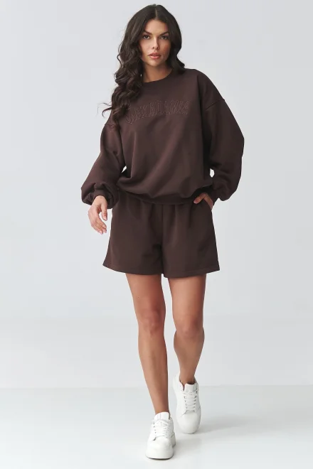 Dámská souprava M922 - tm. hnědá - Tmavě hnědá