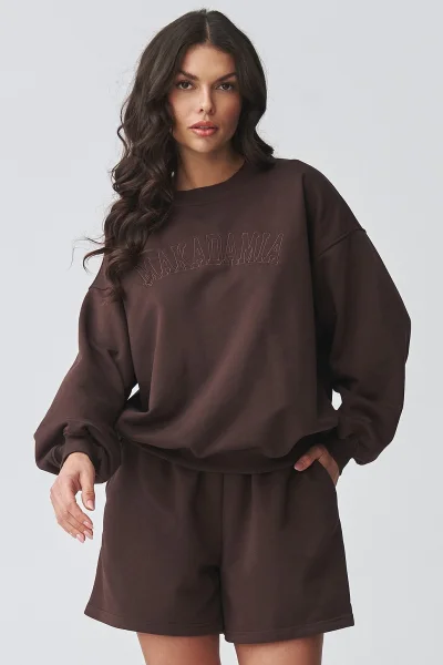 Dámská souprava M922 - tm. hnědá - Tmavě hnědá